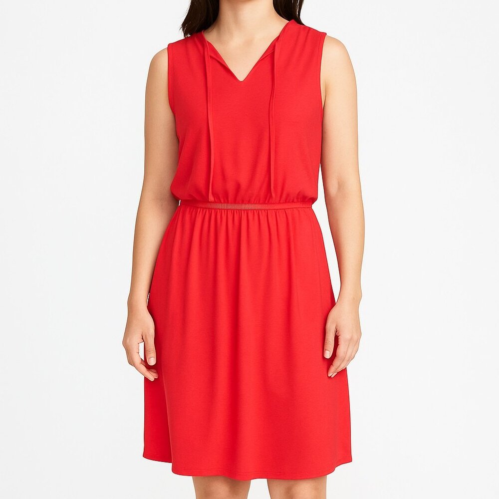 Jersey Knit Tank Dress SONOMA V-Neck Kohls Petite Small